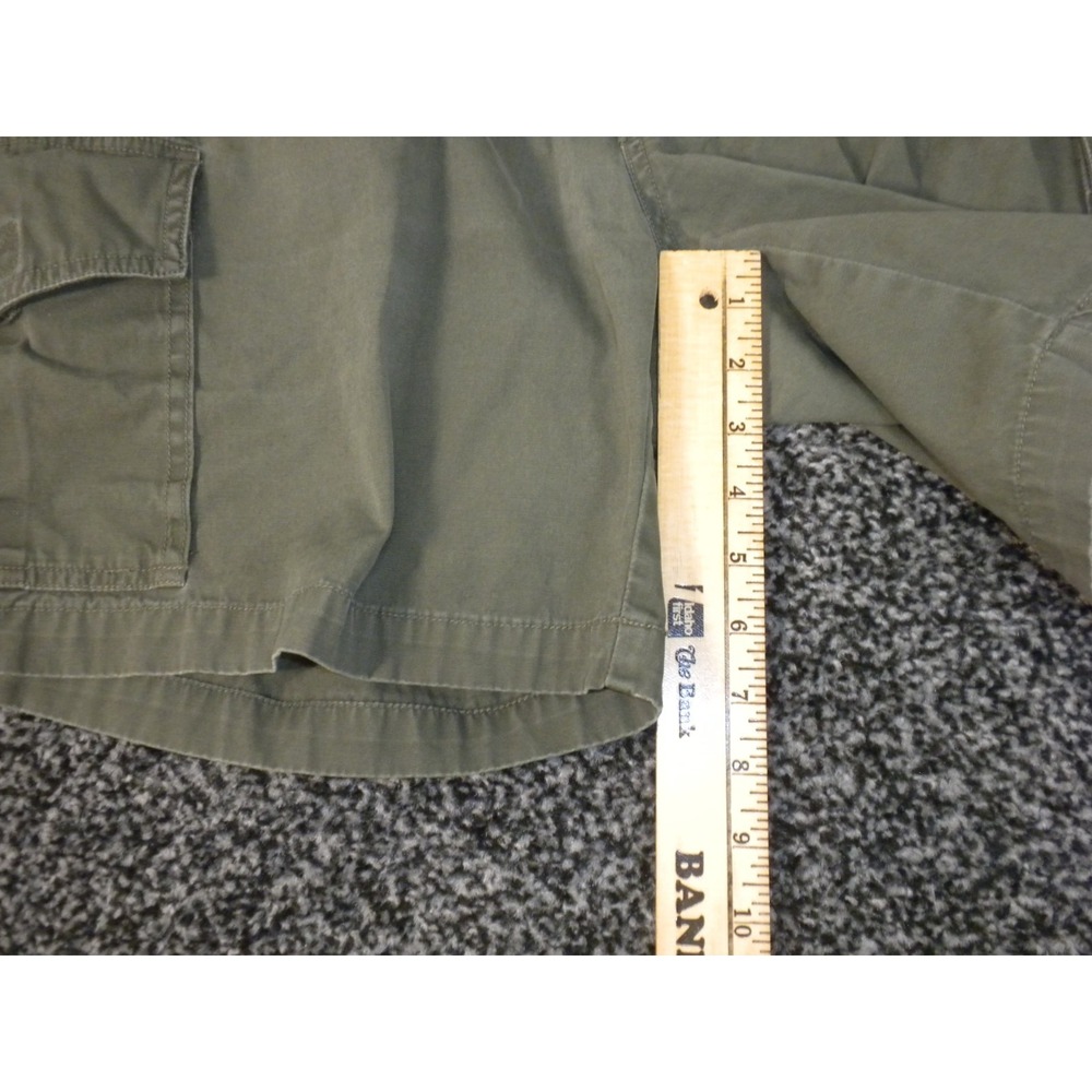 Tommy Bahama Shorts Mens M Army Green Cargo Drawstring Zip Hiking Gorpcore Skate - Picture 7 of 9